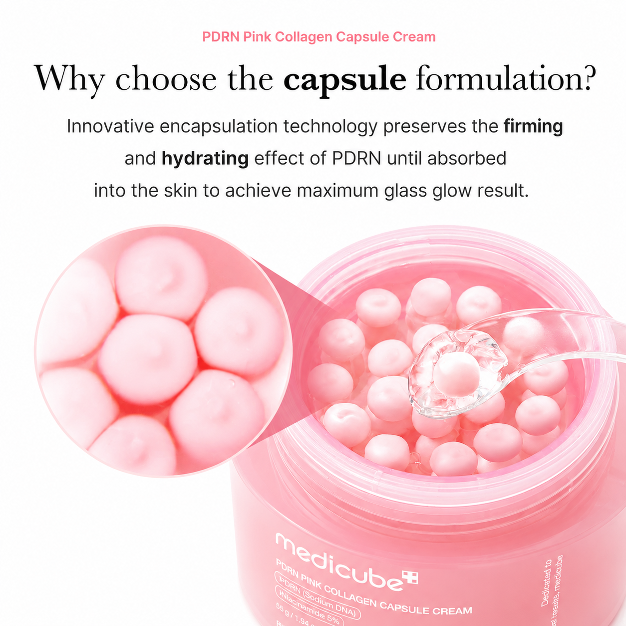 Medicube PDRN Pink Peptide Capsule Cream