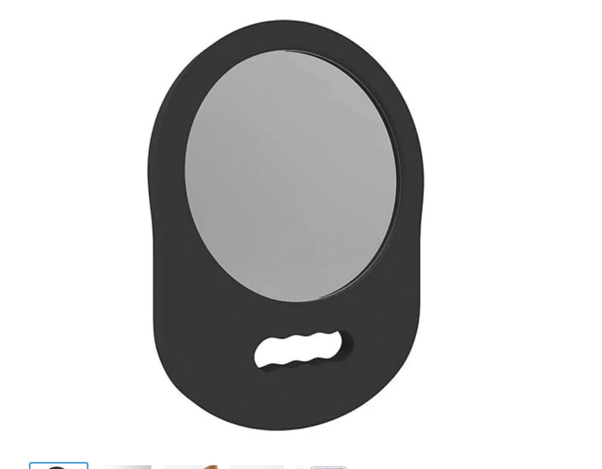 L3 Level 3 Foam Mirror - Premium Quality Glass - Use for Hair Cuts and Shaving - Elegant and Stylish Design - Slim and Shockproof