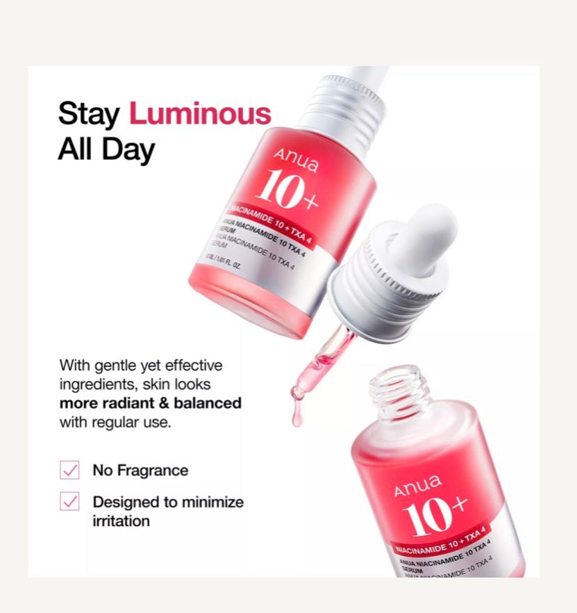 Anua Niacinamide 10% + TXA 4% Serum
