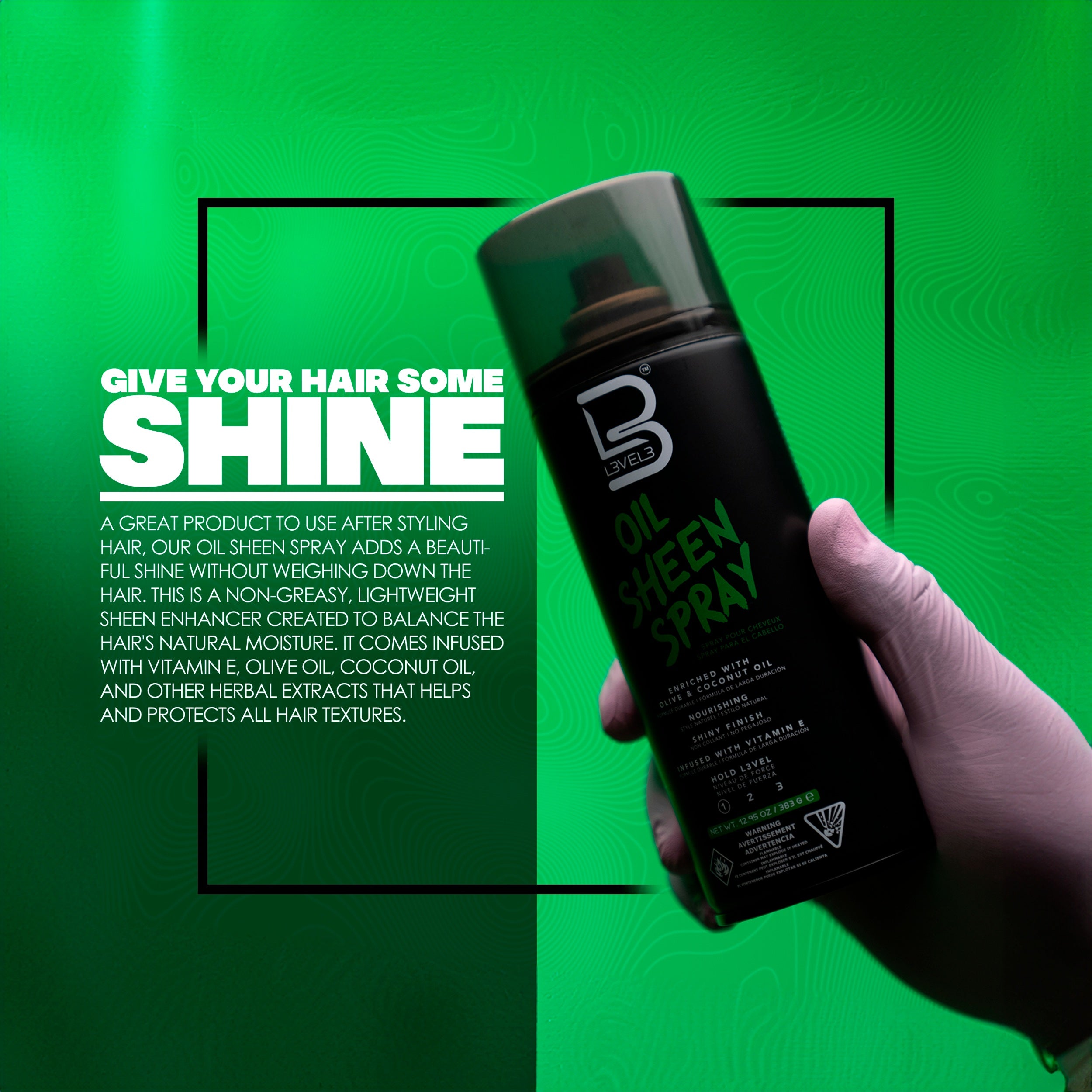 L3VEL3 Oil Sheen Spray