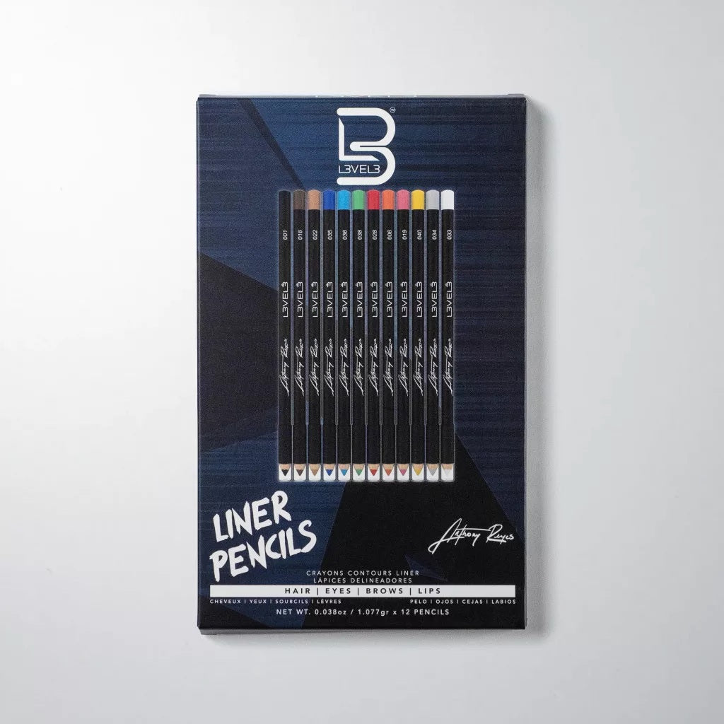 L3VEL3 Liner Pencils 12 Pack - Assorted Colors