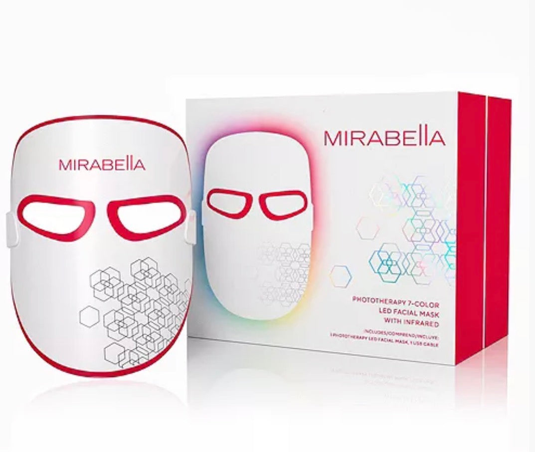 Phototherapy 7-Color LED Facial Mask with near Infrared