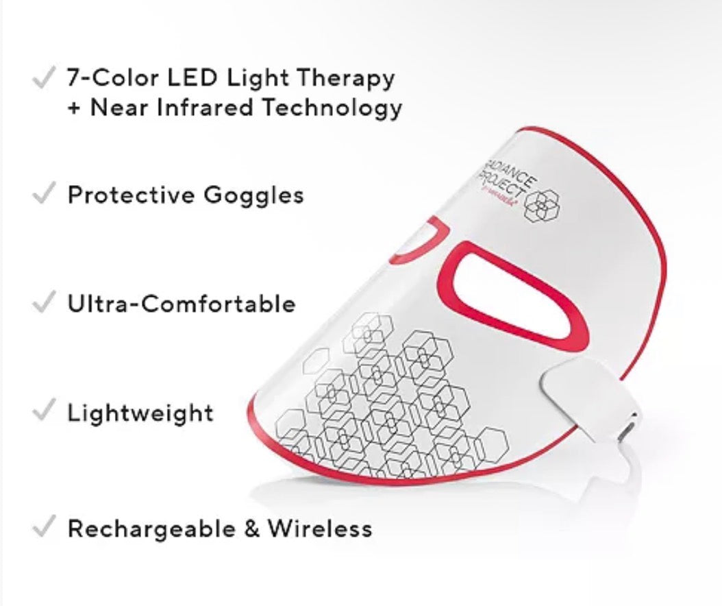 Phototherapy 7-Color LED Facial Mask with near Infrared