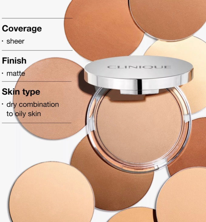 Clinique Stay-Matte Sheer Pressed Powder Foundation - Stay Spice