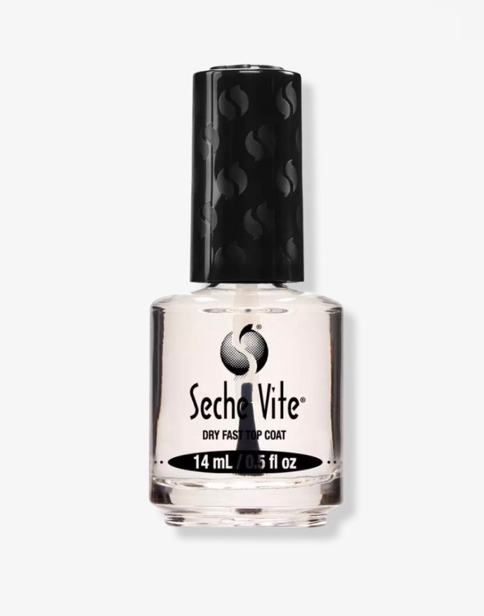 Seche Vite Dry Fast Top Coat – High Shine, Quick-Drying Nail Polish Top Coat