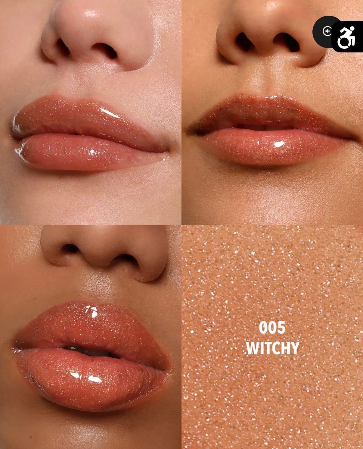 MOIRA Starshine Sparkle Lip Gloss – Witchy (005)