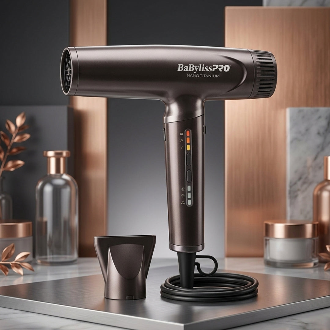 BaBylissPRO Nano Titanium Nano Light Ionic Dryer (Purple)
