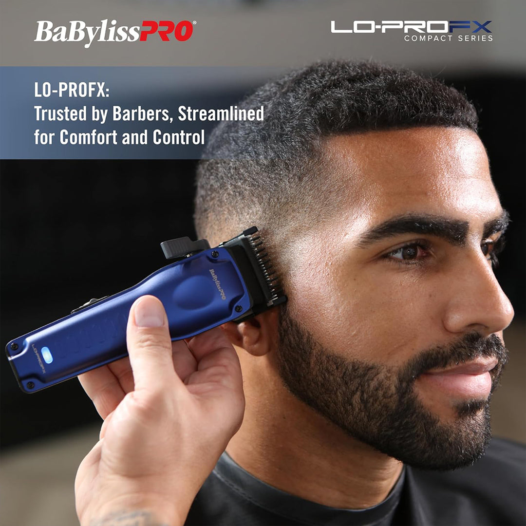 BaByliss PRO Lo-ProFX Compact Series Blue Cordless Clipper