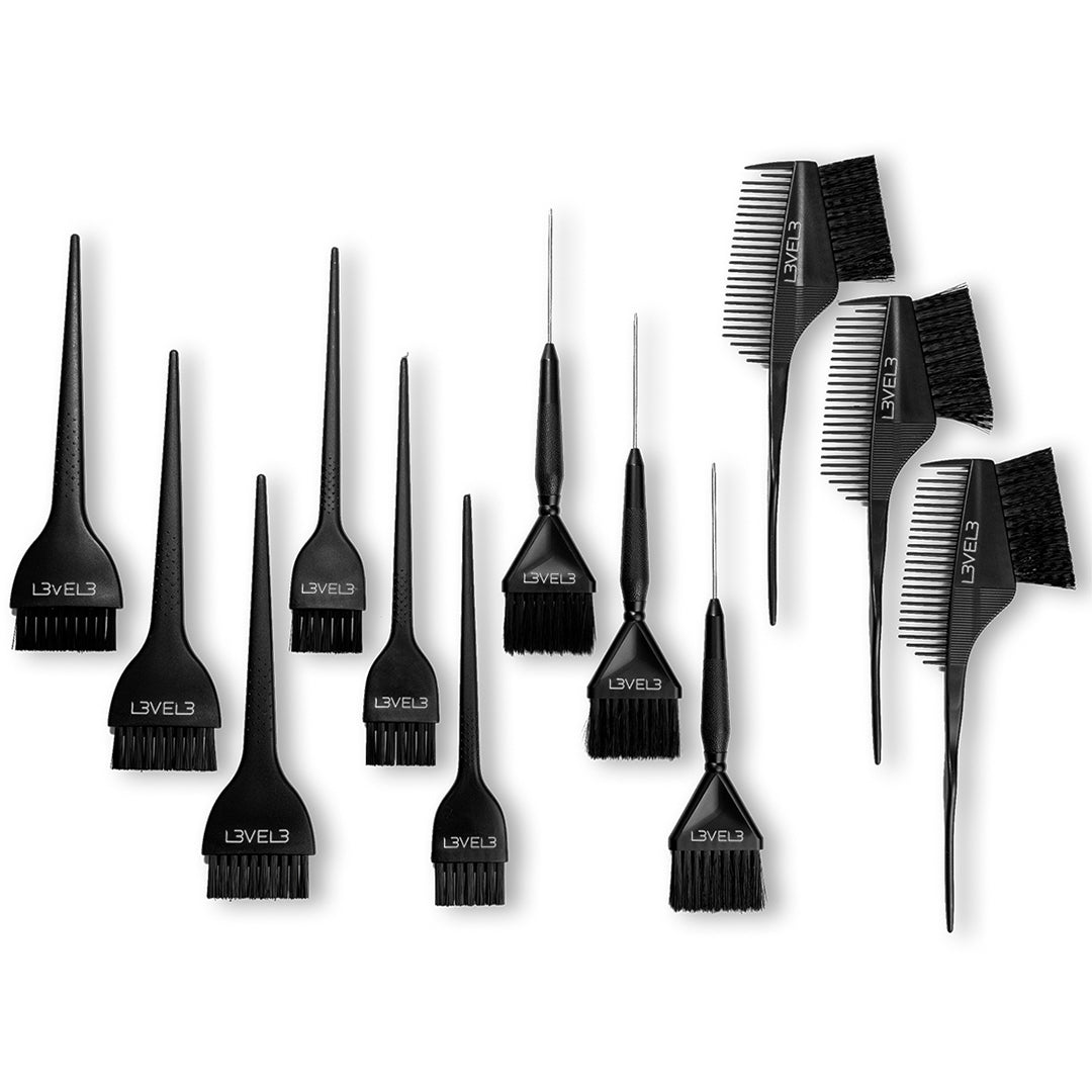 Level 3 12pc Hair Color Brush Set