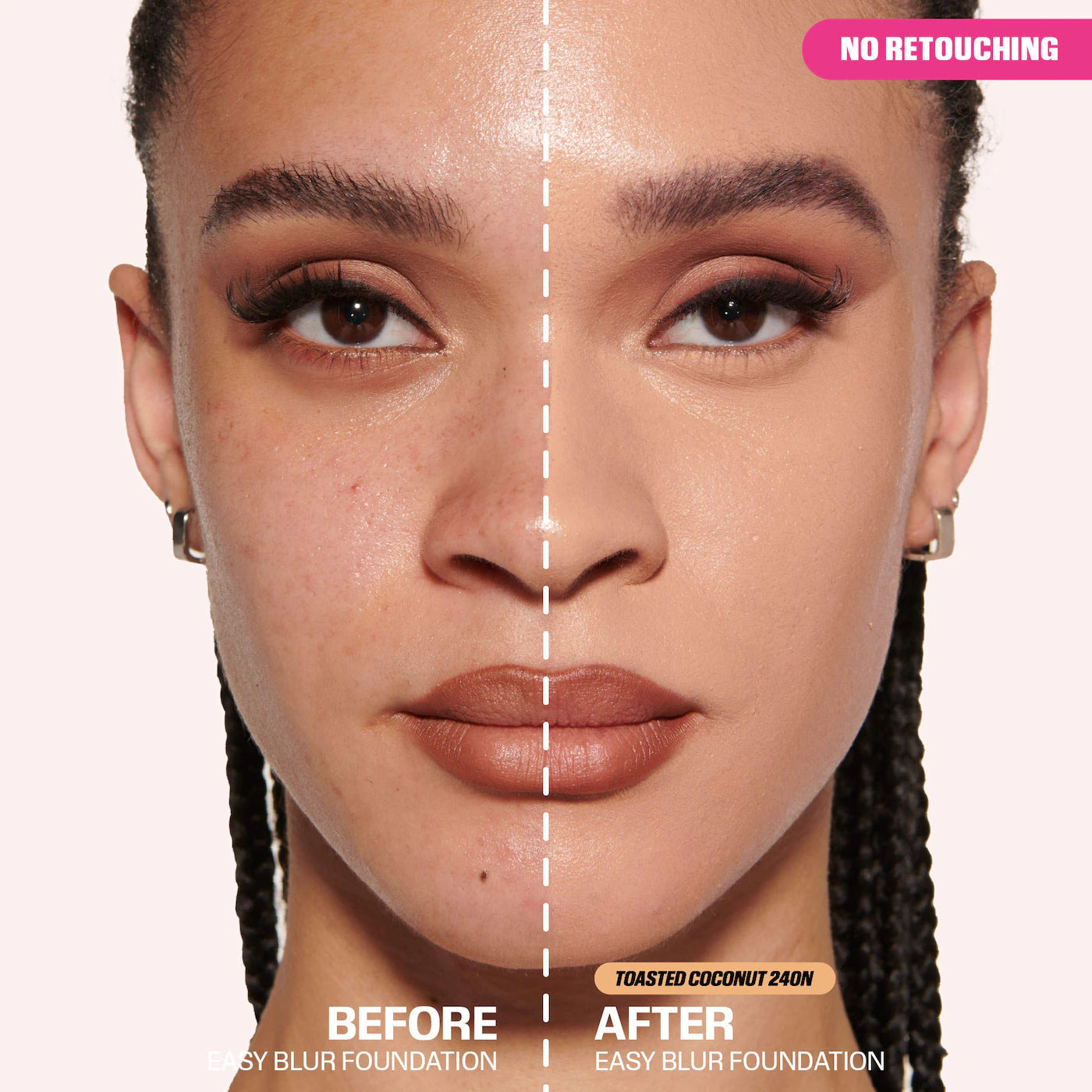 Huda Beauty Easy Blur Natural Airbrush Foundation 240N toasted COCONUT