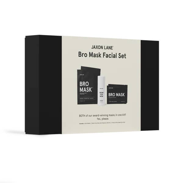 Bro Mask Facial Set- Ready, Set, Glow Gift Box by Jaxon Lane