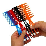Rolda 8.25" Multi-Style 3-in-1 Barber Fish Comb