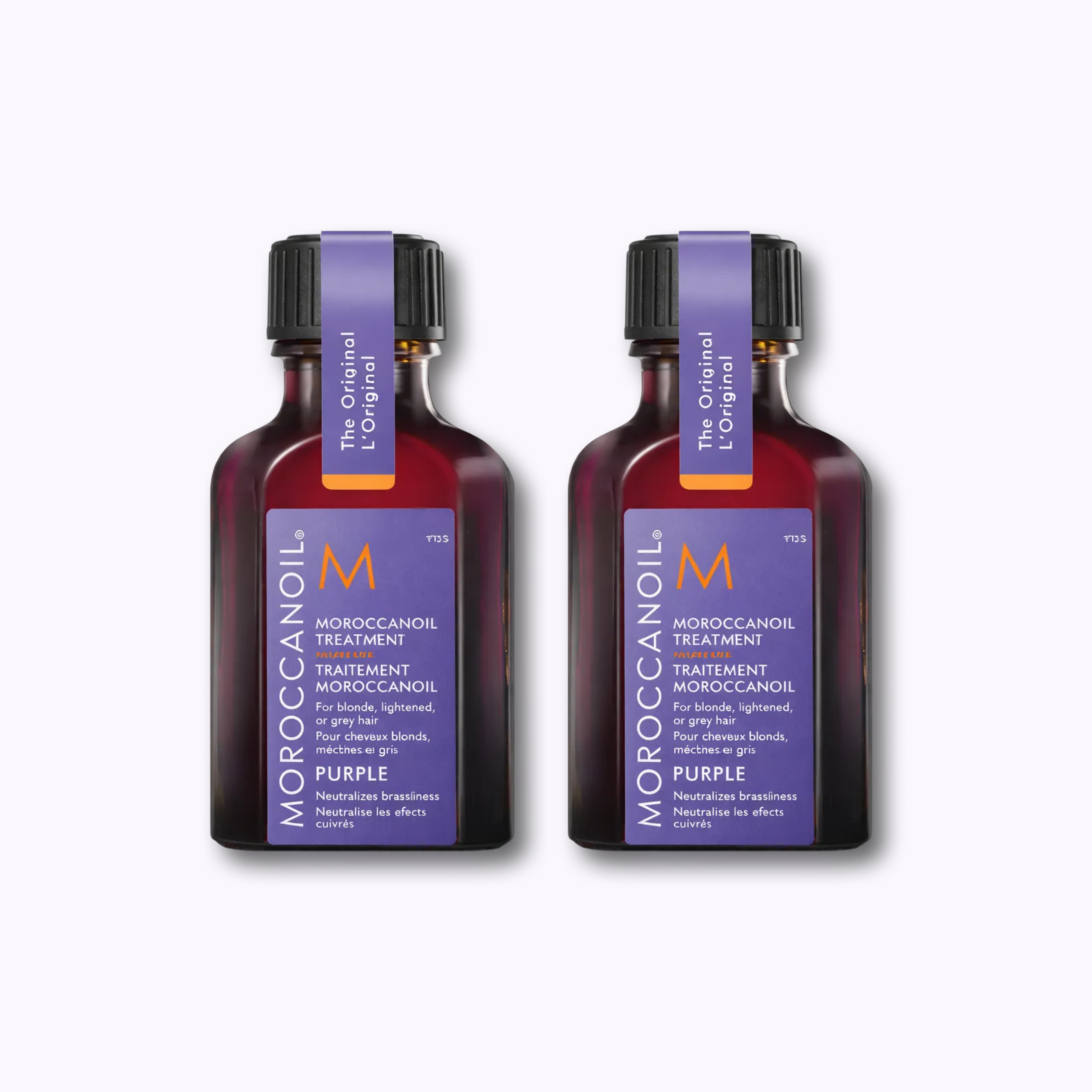 Moroccanoil Treatment Purple – Tone-Correcting Hair Oil for Blonde, Highlighted & Gray Hair