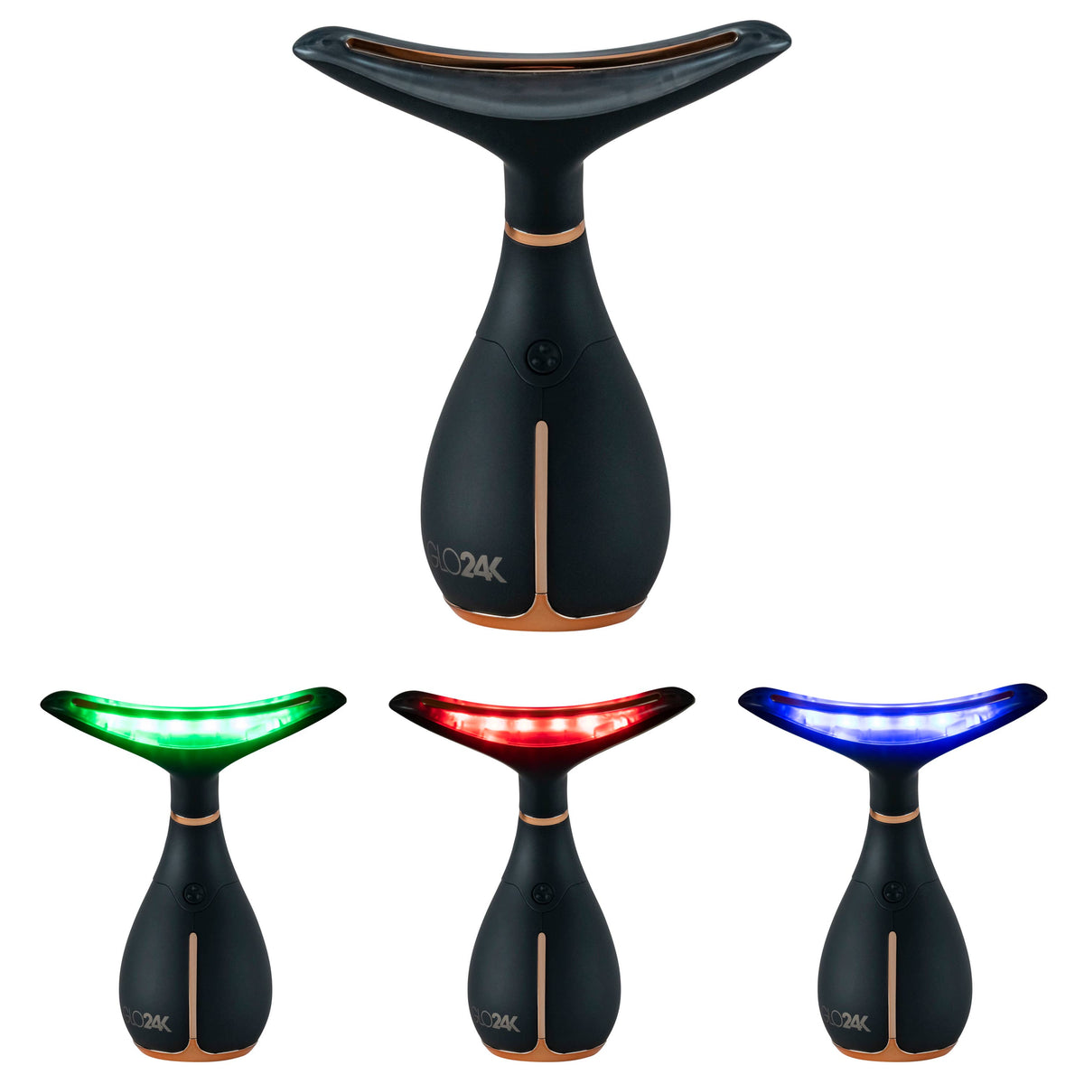 GLO24K Skin Rejuvenation Beauty Device for Face and Neck