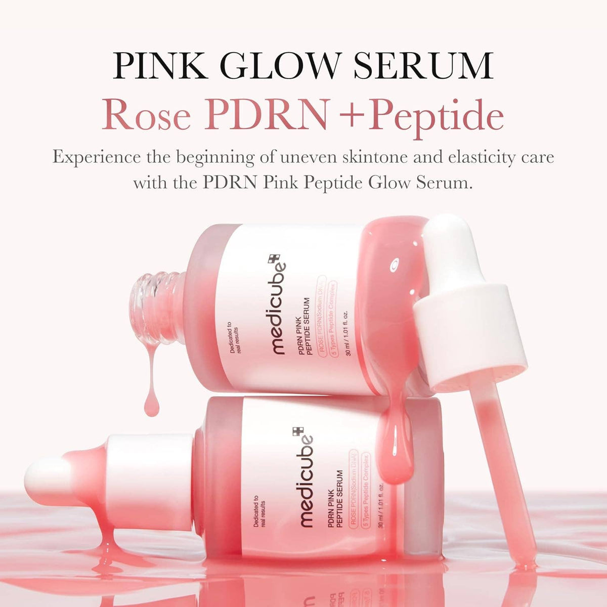 Medicube Salmon Dna Pdrn Pink Peptide Serum 30ml 1.01 Fl.oz.