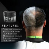 L3VEL3 Black Tinted Hair Gel