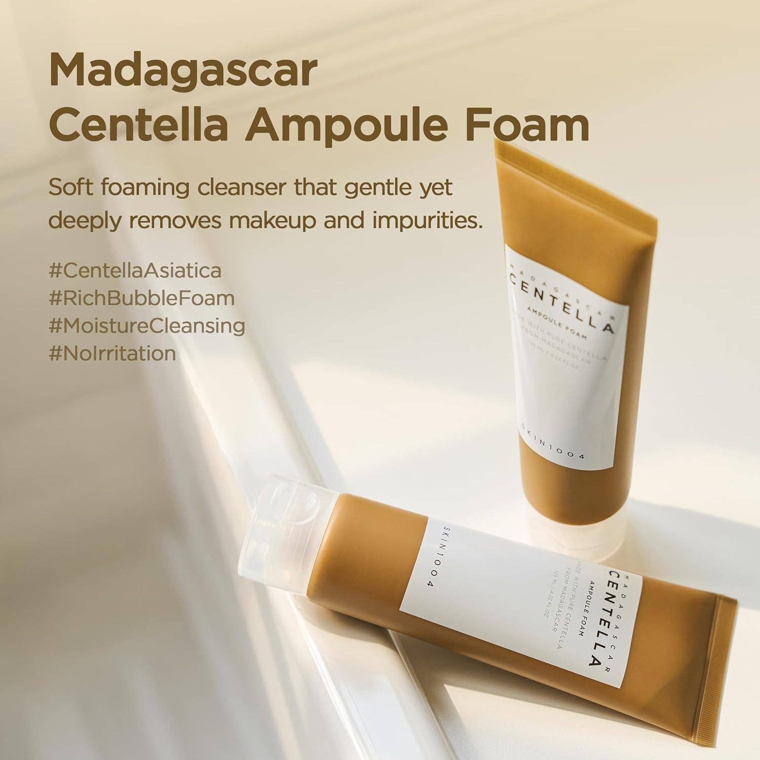 SKIN1004 Madagascar Centella Ampoule Foam Cleanser – 125ml / 4.22 fl oz