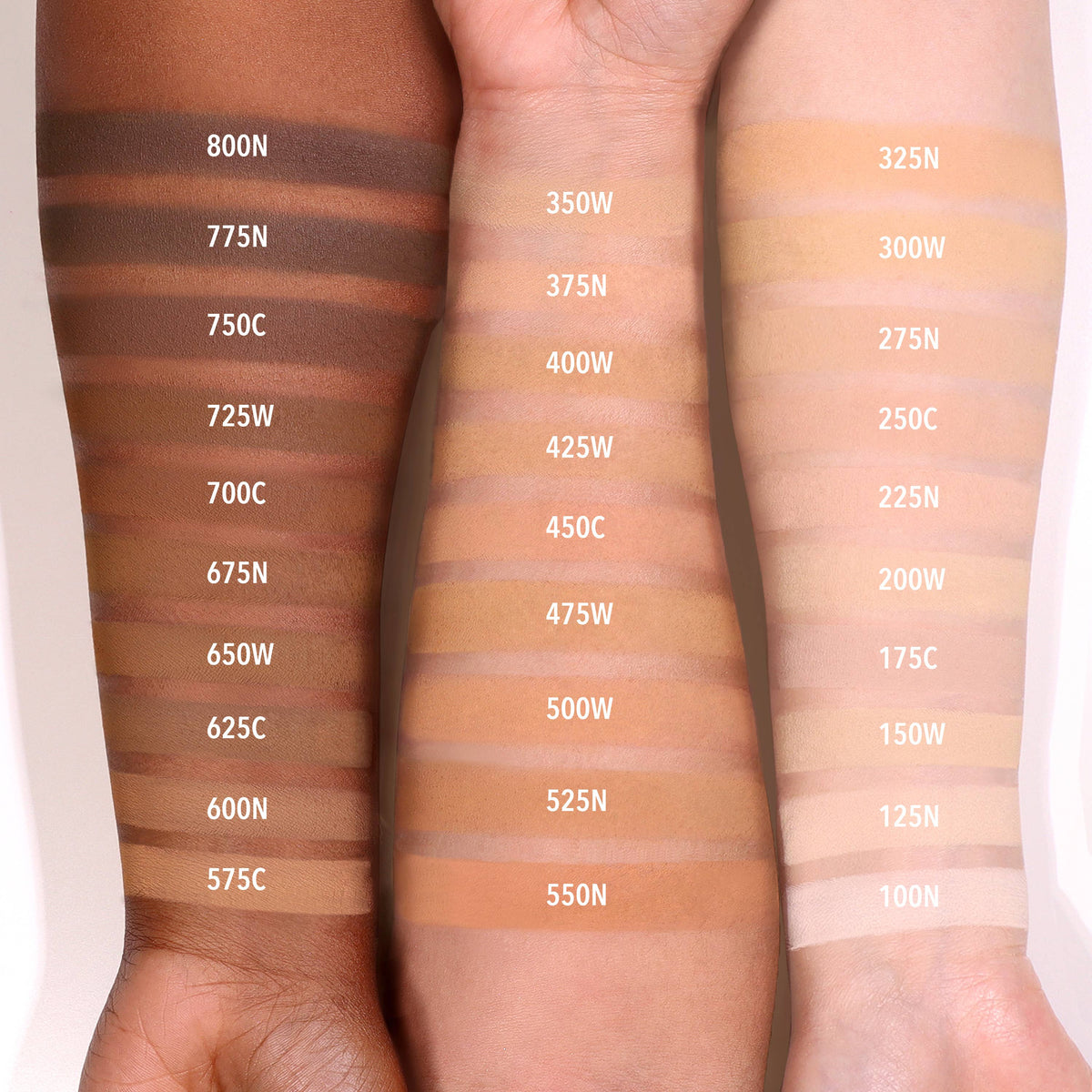 Makeup Display Complete Wear Powder Foundation (125-250)