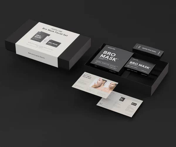 Bro Mask Facial Set- Ready, Set, Glow Gift Box by Jaxon Lane