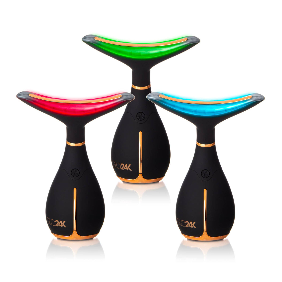 GLO24K Skin Rejuvenation Beauty Device for Face and Neck