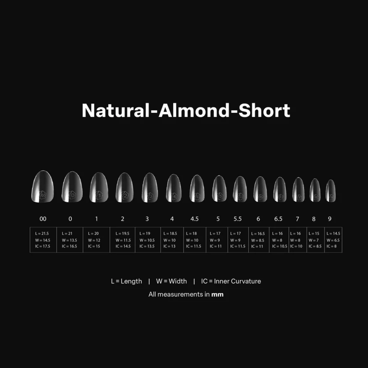 Apres Nail - Gel X 2.0 Tips Natural Almond Short