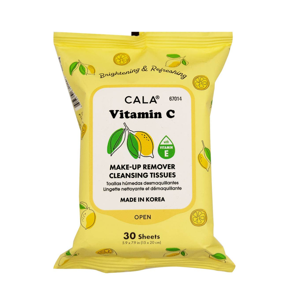 Cala Makeup Remover Wipes Tissue Cleanser