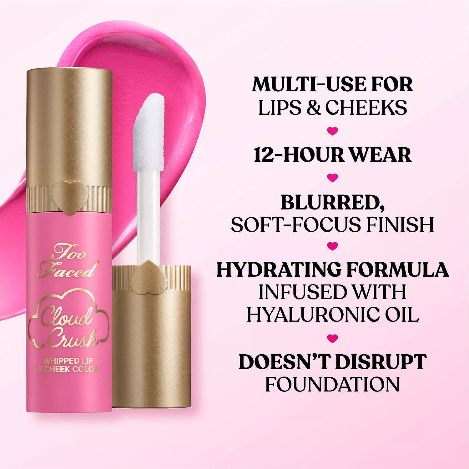 Too Faced Cloud Crush Whipped Lip & Cheek Duo Makeup Gift Set, Size: 0.3 fl oz C55