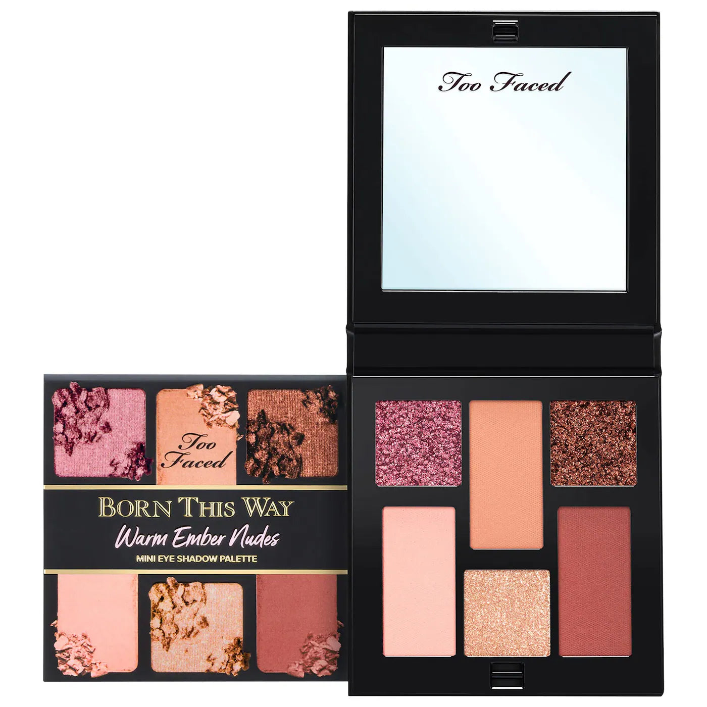 Too Faced Born This Way Nude Mini Palette - Warm Ember - 0.20oz