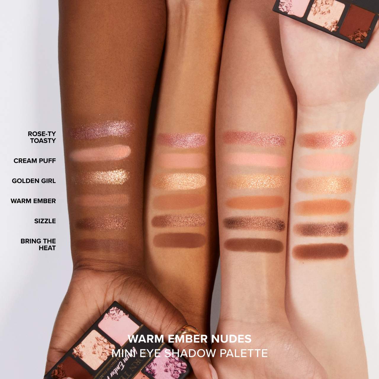 Too Faced Born This Way Nude Mini Palette - Warm Ember - 0.20oz