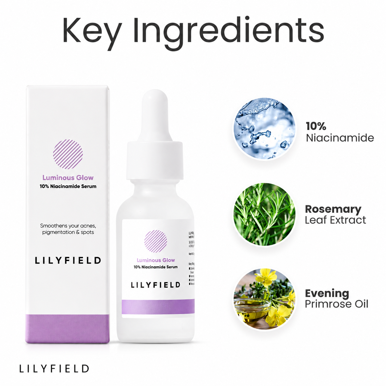 LILYFIELD Luminous Glow 10% Niacinamide Serum