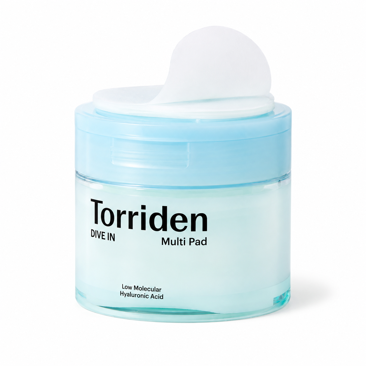 Torriden DIVE IN Low Molecule Hyaluronic Acid Multi Pad Korean Skincare for Gentle Exfoliation and Hydration