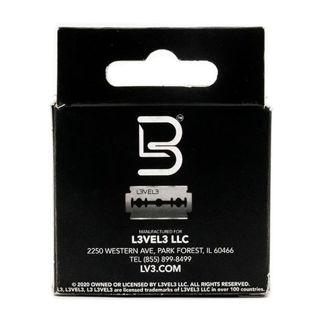 L3VEL3 Double Edge Razor Blades 100ct