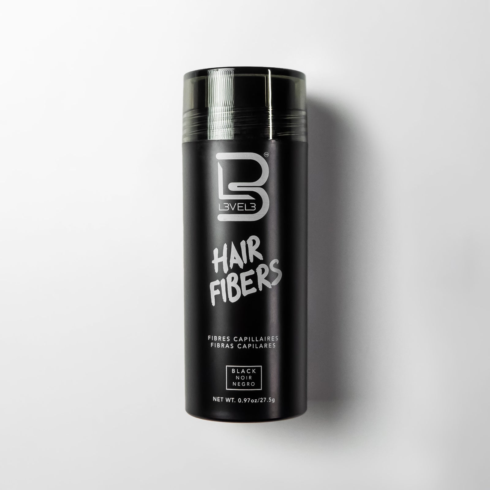 L3VEL3 Black Hair Fibers