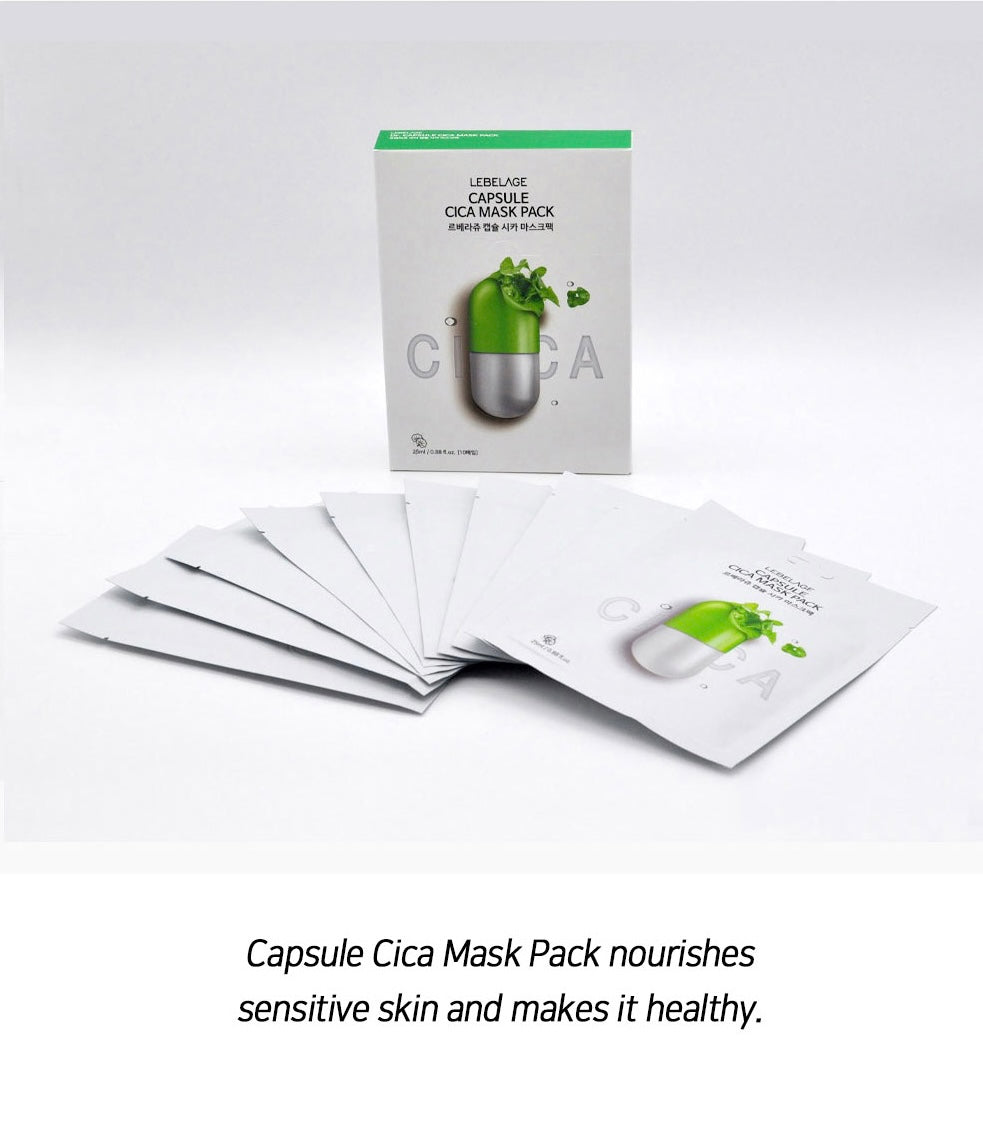 Lebelage capsule Cica mask pack