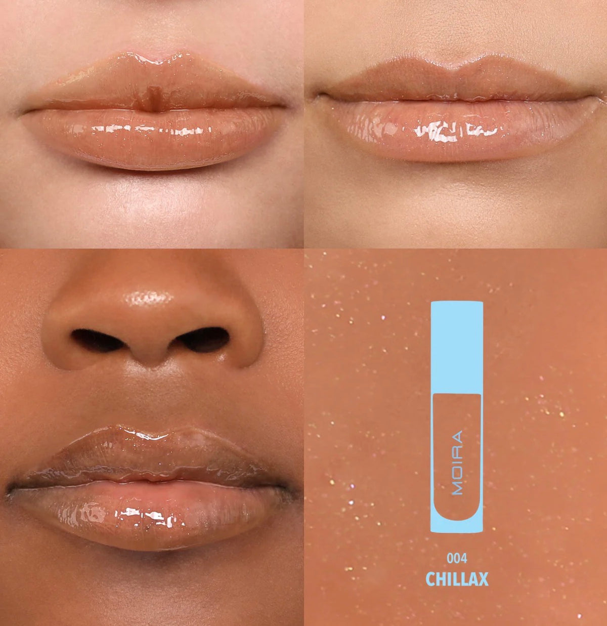 Moira Lip Chic Shimmer Gloss (004