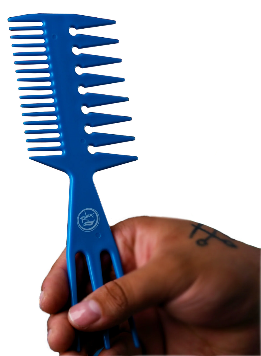 Rolda 8.25" Multi-Style 3-in-1 Barber Fish Comb