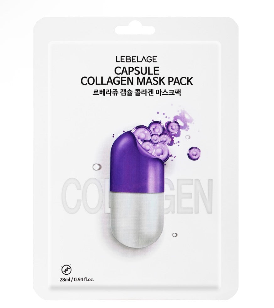 Lebelage capsule collagen mask pack