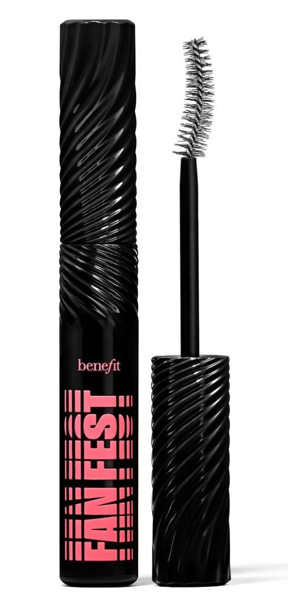 Benefit Fan Fest Fanning & Volumizing Mascara Hyper Black 0.3 oz Full Size