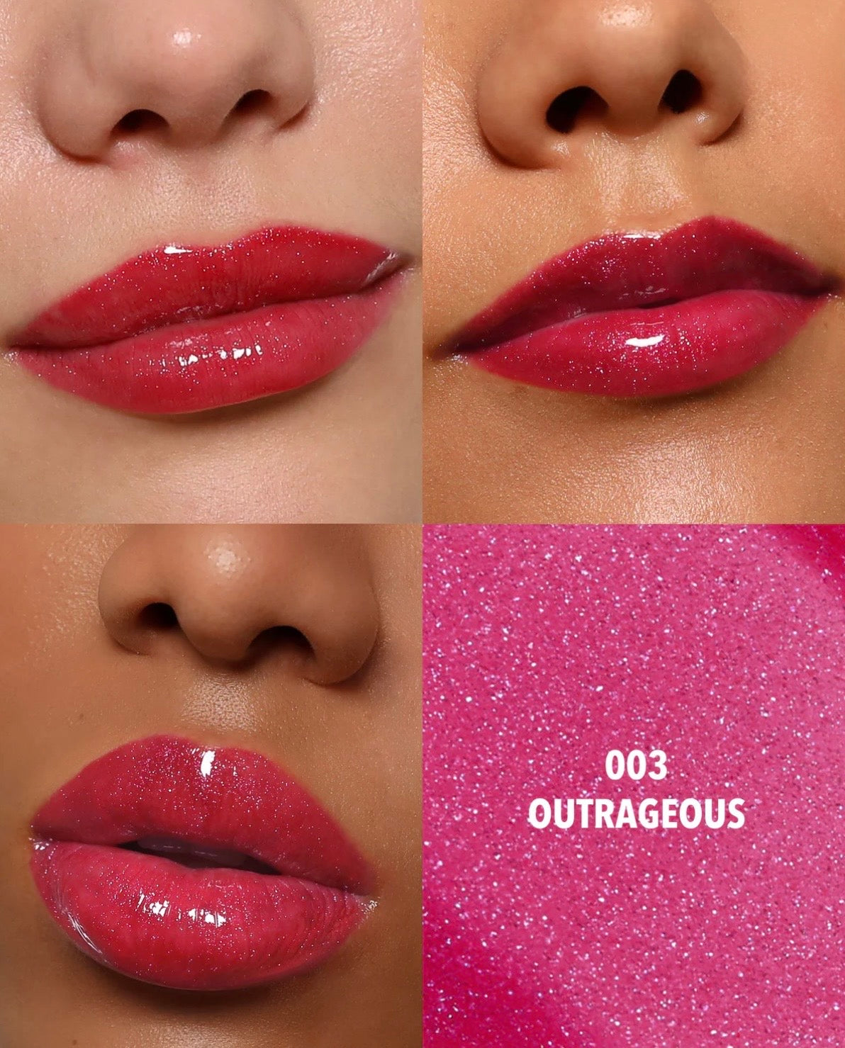 MOIRA Starshine Sparkle Lip Gloss – Outrageous (003)