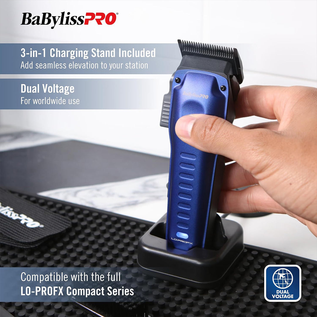 BaByliss PRO Lo-ProFX Compact Series Blue Cordless Clipper