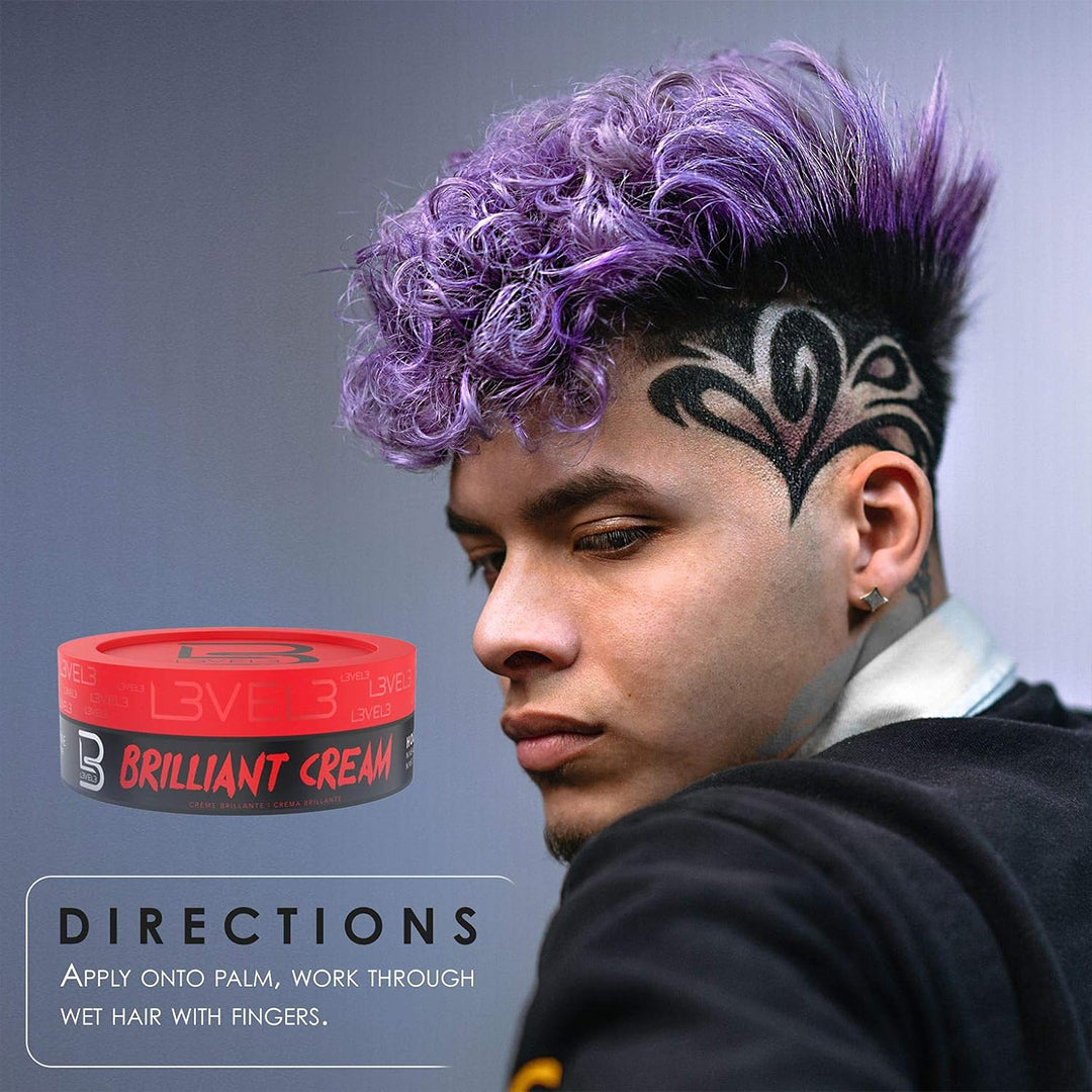 L3VEL3 Brilliant Cream Cream for Curls oz