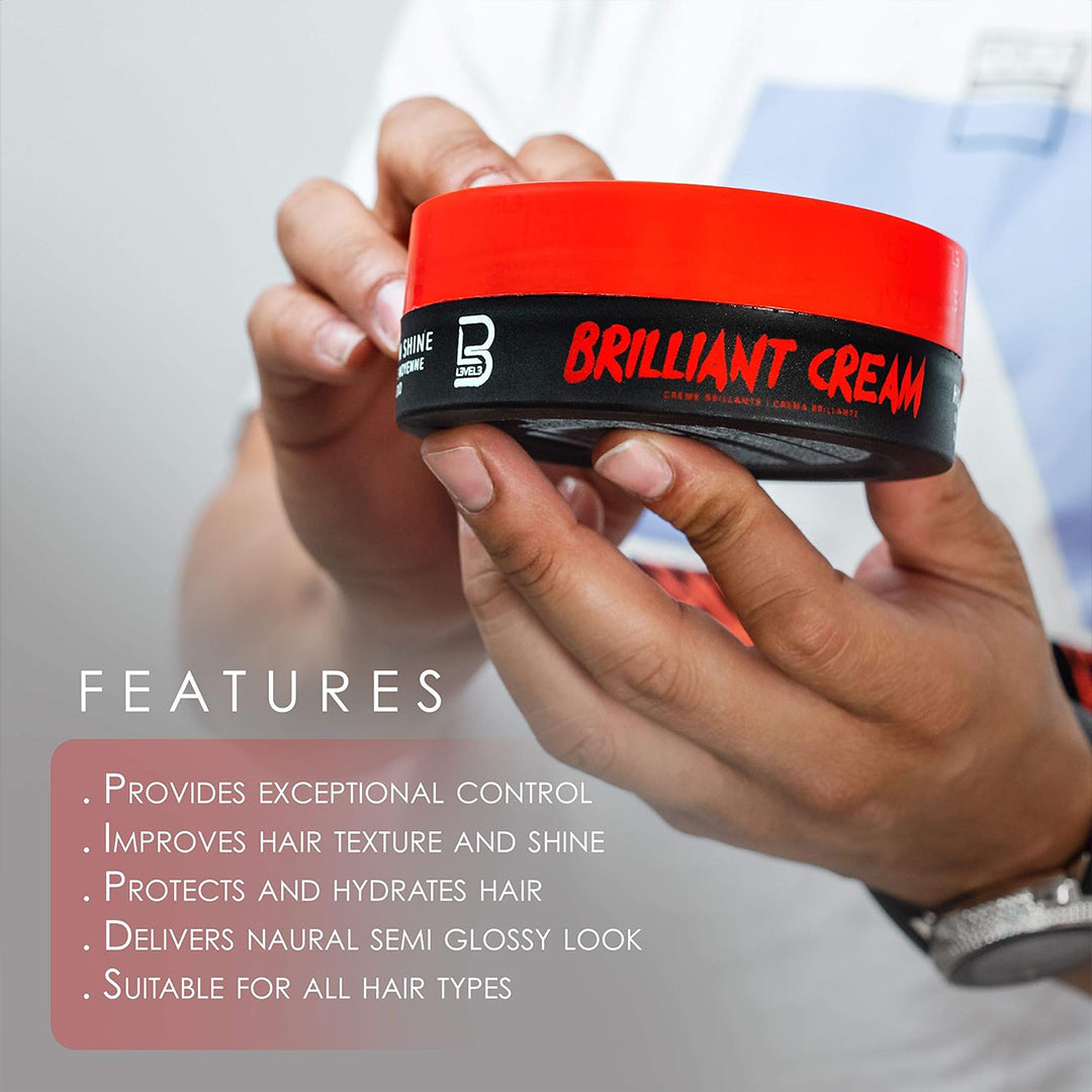 L3VEL3 Brilliant Cream Cream for Curls oz