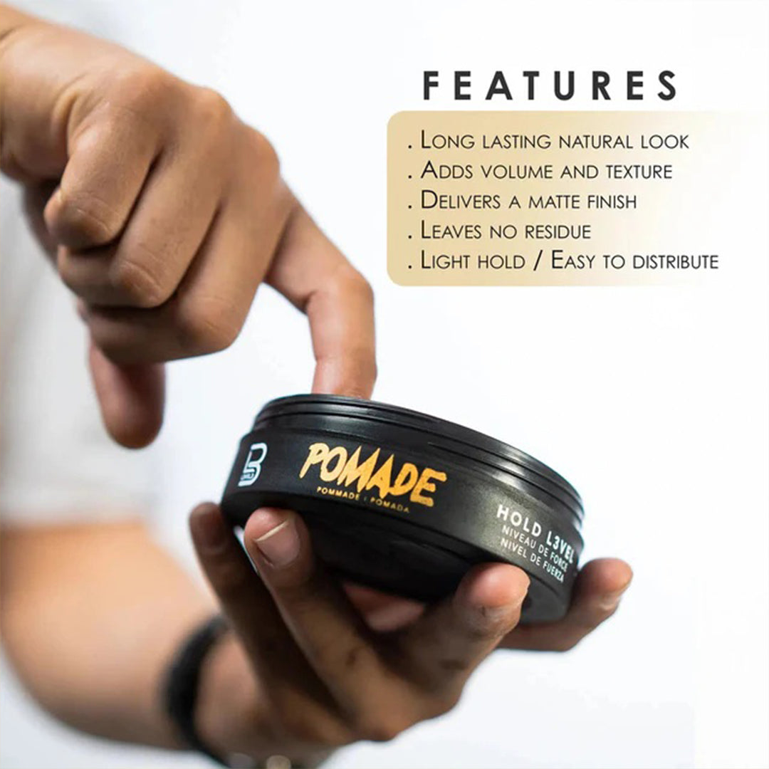L3VEL3 Pomade Pomade Strong Hold Shine oz