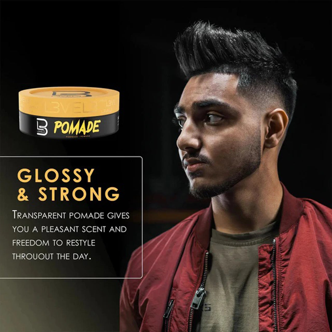 L3VEL3 Pomade Pomade Strong Hold Shine oz