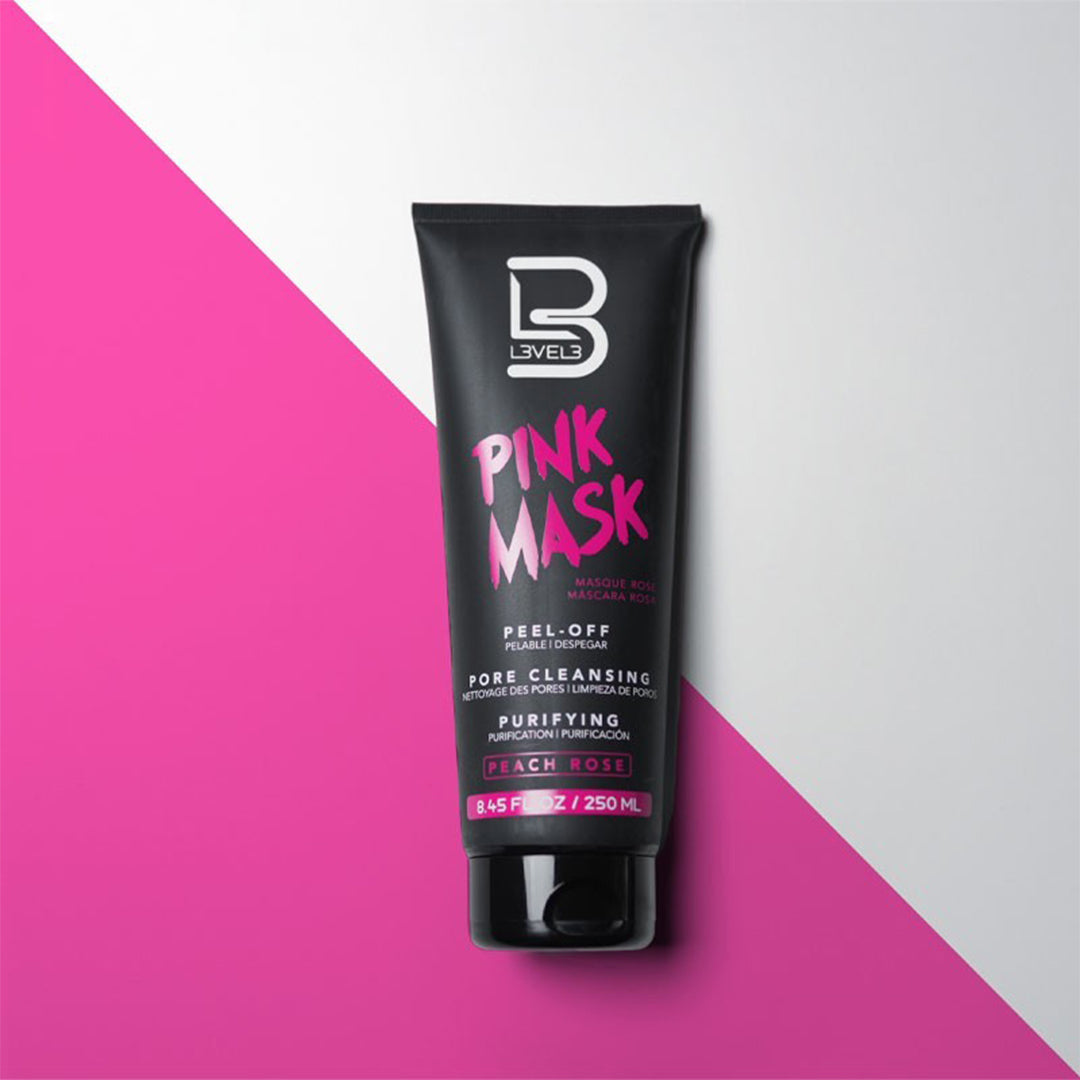 L3VEL3 Pink Mask Masks Beauty Peel Off oz