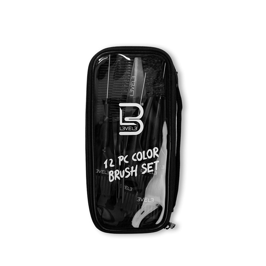 Level 3 12pc Hair Color Brush Set