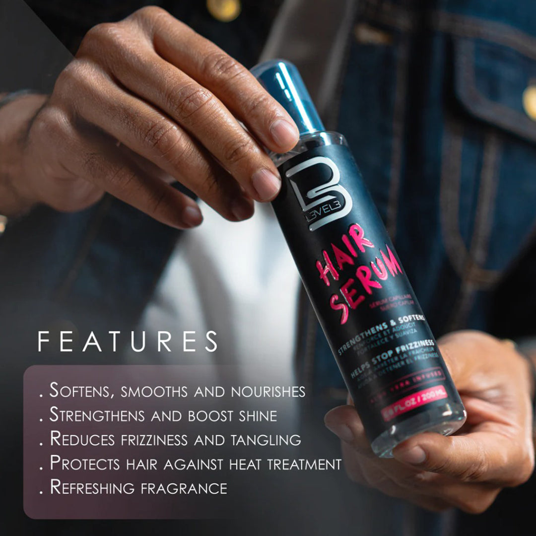 L3VEL3 Hair Serum for Frizzy Hair Vera Hair Serum oz