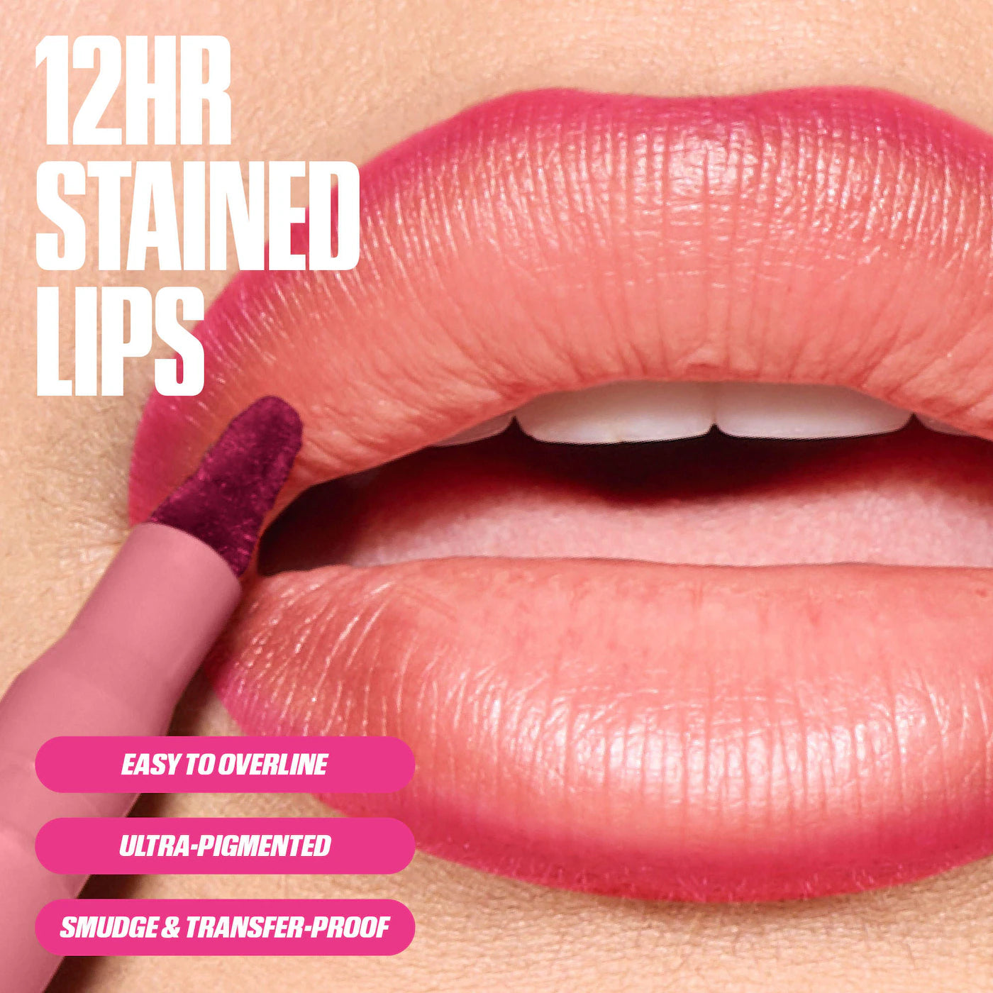 HUDA BEAUTY Lip Contour Lip Stain  TOASTY BROWM