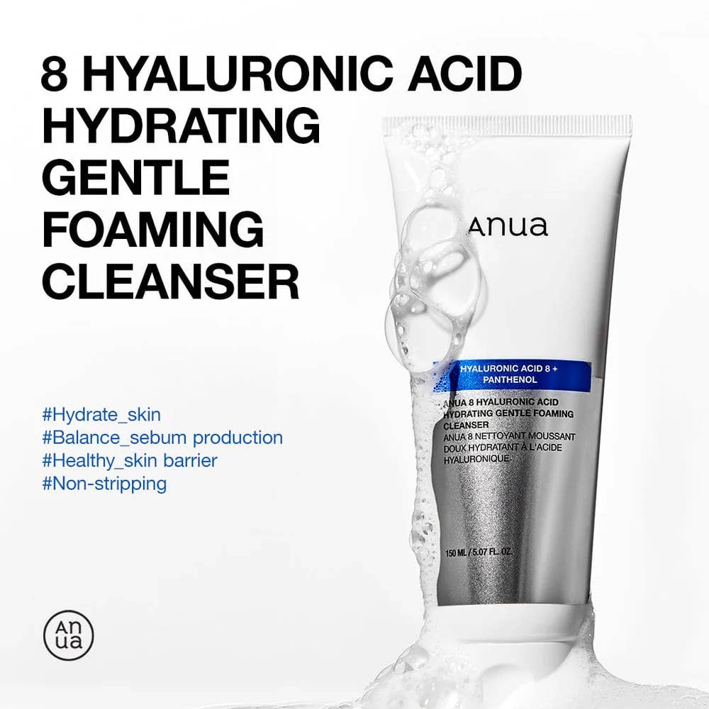 [Anua] 8 Hyaluronic Acid Hydrating Gentle Foaming Cleanser