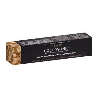 L'Oreal Paris Colorsonic Permanent Hair Color Medium Blonde Natural 8 - Imperfect Box